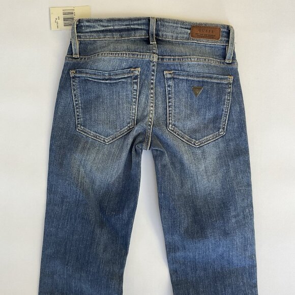 Guess Women’s Mid Rise Boot Cut Jeans Blue Size 23 - Picture 12 of 14